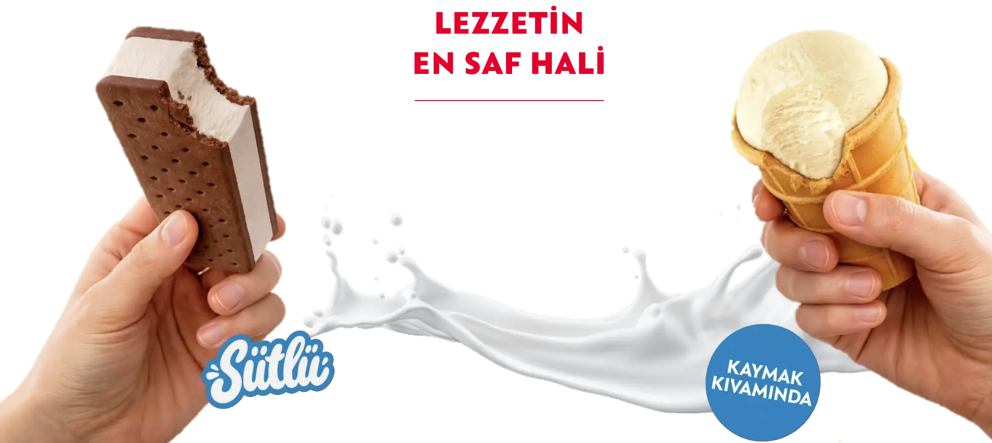 Kaymak kıvamında dondurma 